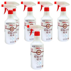 國衛 樟腦油精噴霧, 100%極濃縮, 天然萃取, 居家保健 環境清潔, 500ml, 6瓶