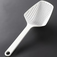 方形瀝水勺 耐高溫 清洗方便 可懸掛設計, 34.7 x 12.3cm, 1個