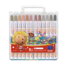 SIMBALION 雄獅 奶油獅 可水洗彩色筆 48色 安全無毒, 1盒