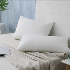 Ishur 伊舒爾 絲柔抗菌枕 2入組 台灣製造 彈力纖維 透氣乾爽 抑菌防蟎, 75 x 45 x 17cm, 1組