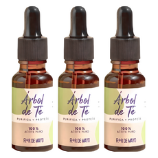 FLOR DE MAYO 佛洛美 100%茶樹精油+維生素E, 20ml, 3瓶