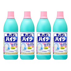 Kao 花王 Haiter 廚房漂白清潔劑 除菌漂白消臭, 600ml, 4瓶