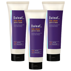 Daleaf 捲髮精華乳，集中修護受損捲髮，打造豐盈頭髮, 150ml, 3條