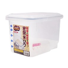 ASVEL 密封保鮮米箱 附量杯 蓋口矽膠圈 6kg, 1個, K7505