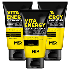 MIP Vita Energy 男士潔面乳套裝 150ml 控油保濕舒緩護理, 3條