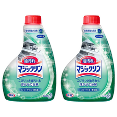Kao 花王 Magiclean 魔術靈 廚房油汙泡沫清潔劑 補充罐, 400ml, 2瓶