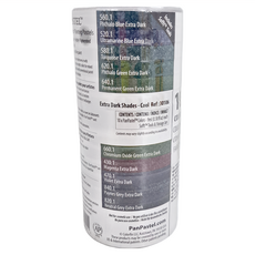 PANPASTEL 軟質藝術家盤粉彩餅 Set, 超柔軟藝術家粉彩餅組-10色-精選款-超深色調(冷色), 1組