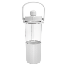 Green Bell 綠貝 手提輕艷透明太空壺, 白色, 900ml, 1個