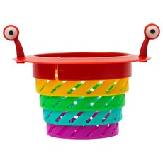 優思居 水槽過濾籃 彩虹小怪獸 大容量 防堵塞 可伸縮, 1個