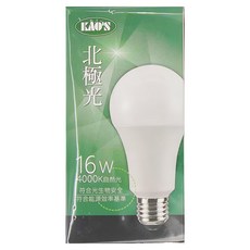 KAO'S 高氏 北極光球泡 16W 自然光 3入, 1組