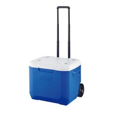 Coleman 托輪冰箱 CM-27863, 海洋藍, 56L