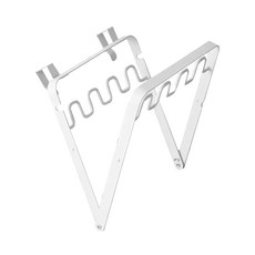 上手家居 雅緻金屬廚房垃圾桶, 1個, 白色