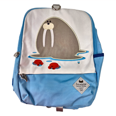 beatrix NEW YORK 經典刺繡兒童遊玩小背包 適用身高80-110cm, 24 x 12 x 29cm, 海獅