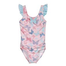 Playshoes 抗UV防曬兒童連身泳裝 可愛蝴蝶圖案 舒適