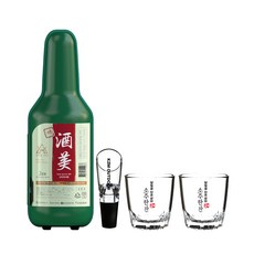 KZM OUTDOOR 燒酒杯注酒器套組, 透明, 1組