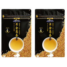 High Tea 伂橙 黃金蕎麥茶, 台灣在地, 無咖啡因, 全年齡適用, 6g, 15包, 2袋