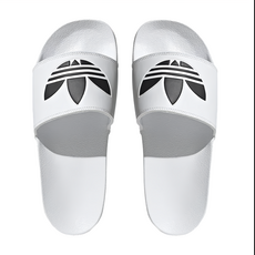 adidas 愛迪達 男款 ADILETTE LITE 拖鞋 FU8297, 白色, 9號