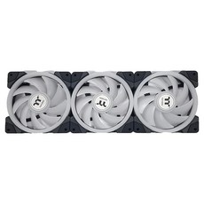 thermaltake 曜越 SWAFAN EX12 ARGB Sync正反轉水冷排風扇 主板連動 5V 三顆 磁吸快接, CL-F167-PL12SW-A, 黑色, 1個