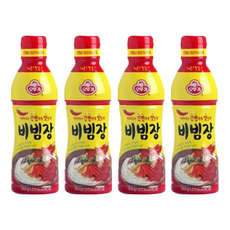 OTTOGI 不倒翁 韓式辣味拌麵拌飯醬, 500g, 4瓶