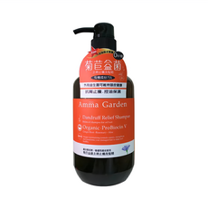 Amma Garden 艾瑪花園 菊苣益菌去屑止癢洗髮, 750ml, 1瓶