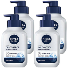 NIVEA 妮維雅 MEN 男士亮白控油潔面泥 150g, 有效控油 深層清潔毛孔, 4瓶
