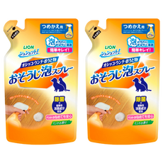 LION 獅王 Shushutto 台灣公司貨 空間除臭清潔慕斯 補充包, 250ml, 2包