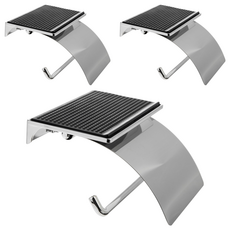 comet 捲筒衛生紙架 附手機座 + 防滑墊, 銀色 + 黑色, 3個