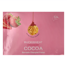 玉民 黃金蕎麥草莓球，天然蕎麥，草莓可可，巧克力，10克 x 3份 x 3盒裝, 50g, 1盒