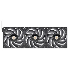 thermaltake曜越 TOUGHFAN EX14 Pro, MagForce 2.0高風壓靜音風扇, CL-F172-PL14BL-A, 黑色, 1組
