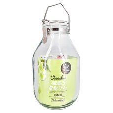 SEISHO 星硝 手提扣式玻璃密封罐 4L 日本製, 1罐