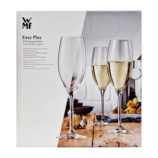 WMF 水晶玻璃香檳杯6件套裝, 250ml, 德國進口, 1組