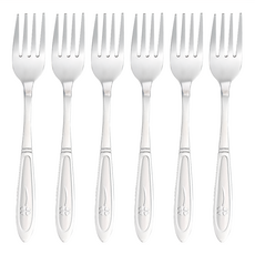 K.G.M 金嘉美 幸運草中餐叉 17.4 x 2.2cm 26g, J-476, 6支