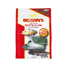 Hikari 高夠力 大型肉食性魚飼料 浮水性, 營養配方 強化色彩表現 400g, 1包