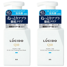 LUCIDO 倫士度 男士全效泡洗顏 Q10 無香料, 150ml, 2瓶
