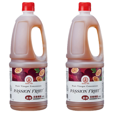 KONG YEN 工研 濃縮百香果醋 1.6L, 2瓶