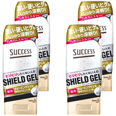 Kao 花王 SUCCESS 男士硬毛清潔刮鬍凝膠, 180g, 4瓶