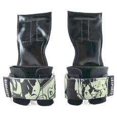 Lexports Fitness 勵動風潮 專業重訓健身 漫畫系列 皮革拉力帶 PRO, PRO R/L, 騎士黑, 1雙