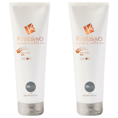 bbcos 必可市 Kristalevo 濕潤造型髮膠, 亞麻籽油和摩洛哥堅果油, 250ml, 2個
