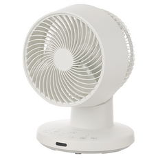 siroca 3D氣流循環扇 SF-A1610，8段風量，附遙控器，睡眠風模式，白色