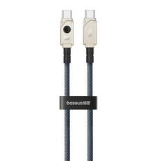 Baseus 倍思 Unbreakable系列 快速充電線 100W Type-C to Type-C, 白色, 2m, 1條