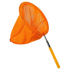 不鏽鋼伸縮蝴蝶網 捕蟲網 抓蟲網 網子 顏色隨機, 1個