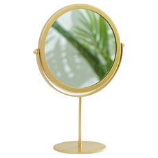 Mudas 歐式可調角度化妝鏡 金色/黑色