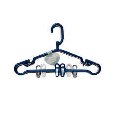 KEYTOSS 詰朵斯 抗UV 旋轉衣架3入組 附塑鋼衣夾, D638, 1組