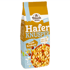 Bauck Muhle 寶客 無麩質堅果燕麥脆片，德國原裝進口，無人工添加物, 300g, 1包