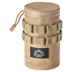 ISE MOUNT 小島嶼山 戰術水杯收納袋 600D牛津布 10x16cm 大號, 卡其色, 1個