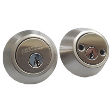 FAULTLESS 加安牌 雙面鎖匙輔助鎖 D262, 適用門厚32-45mm, 1個