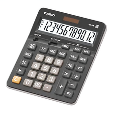 CASIO 卡西歐 計算機 DX-12B, 黑色, 1個