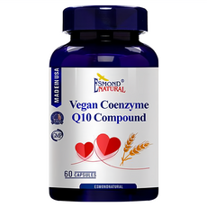 ESMOND NATURAL 愛司盟 輔酵素Q10複方膠囊 純素 60顆/罐-維持心臟健康，增強免疫力, 0.5g, 1罐
