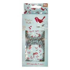 Rex LONDON 蛋糕紙模 50個, 冬雀, 1組