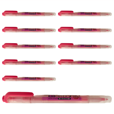 OPTEX2 環保螢光記號筆 WKT4, 粉紅色, 10支